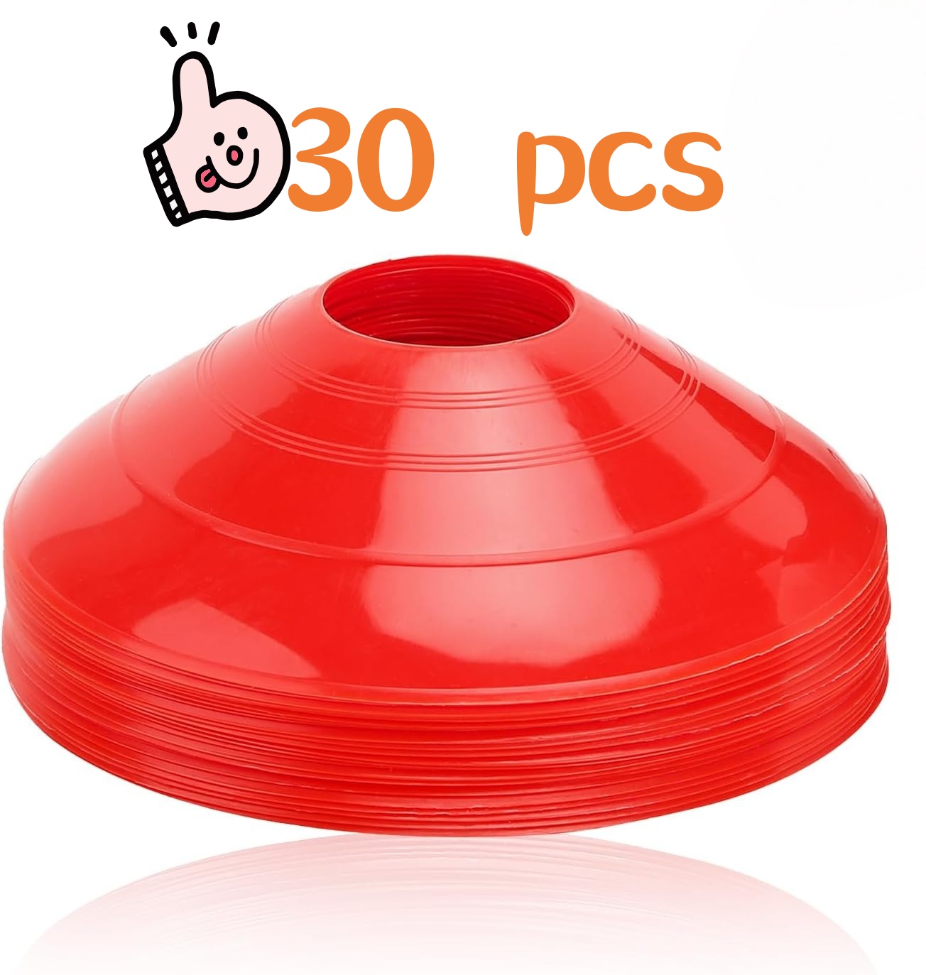 Football Training Cone - 30pcs football cone plate football training