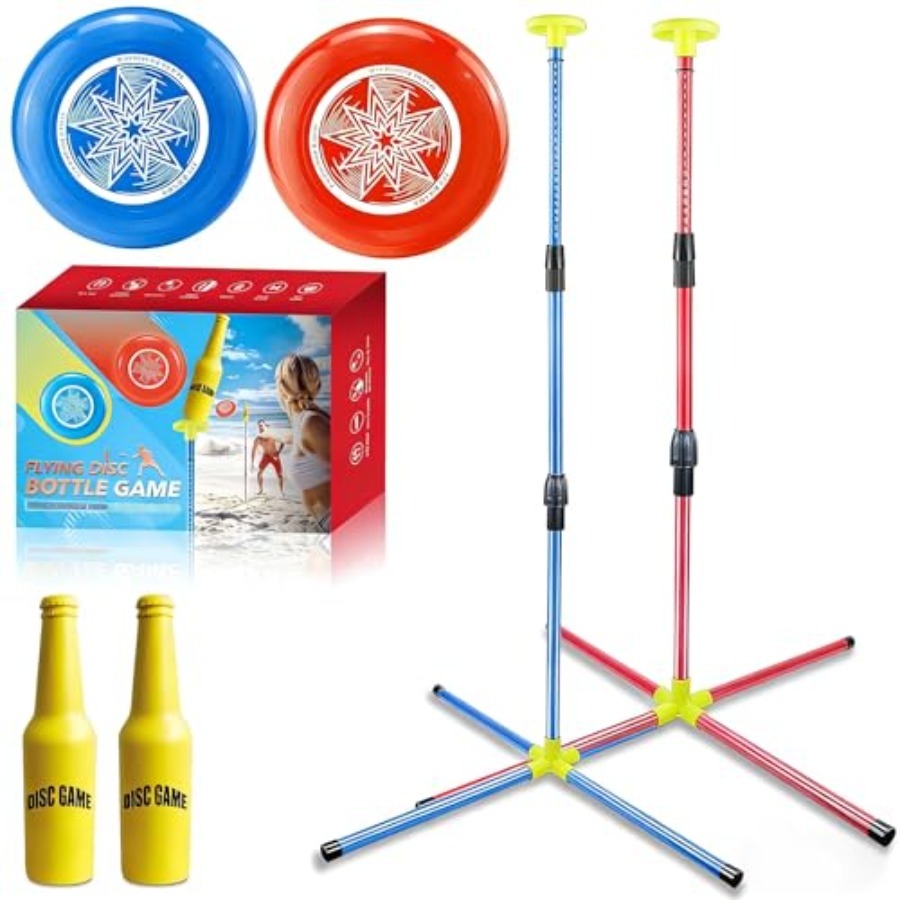 Horseshoe Game Set - Outdoor Flying Disc Game Set Bottle