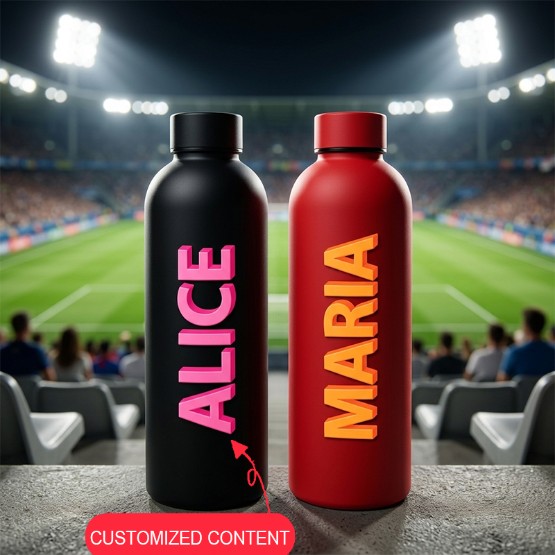 Sports Equipment With Names - Personalized Name Thermos Cup, Customized Stainless