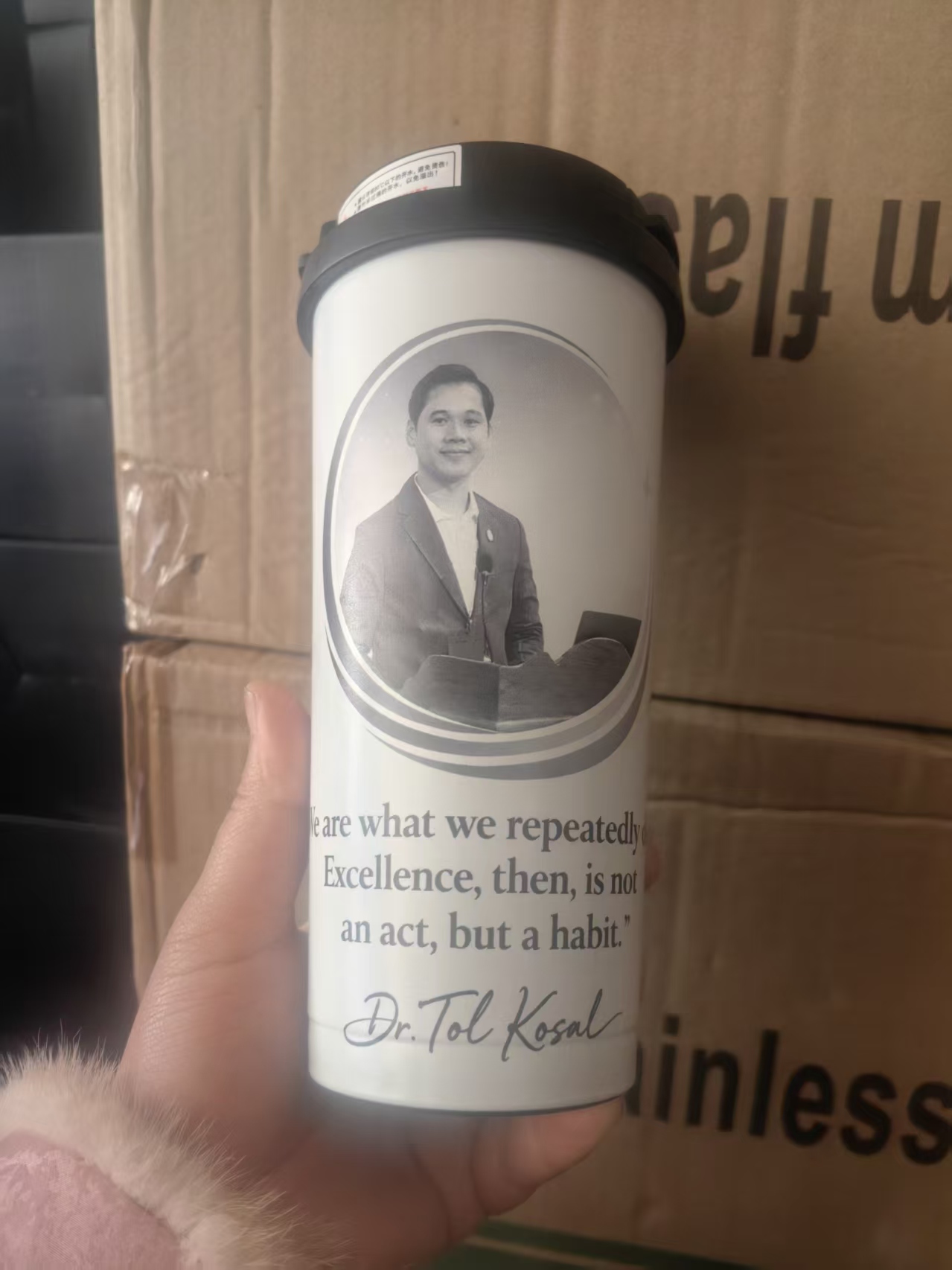 Custom Logo Name Thermos 500ML - đánh giá và giá Sports Equipment With Names