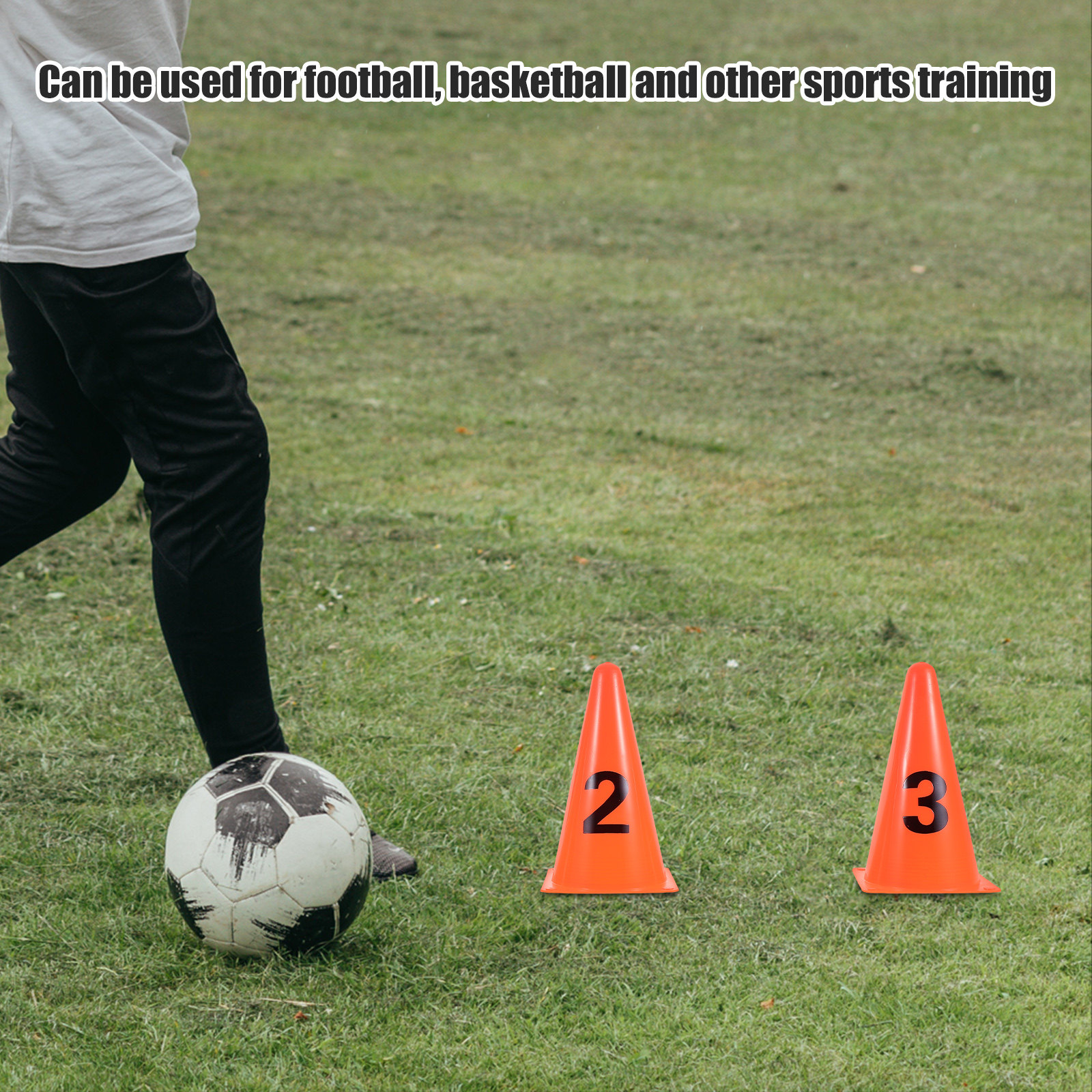 15Pcs Numbered Cones Soft Plas - đánh giá và giá Football Training Cone