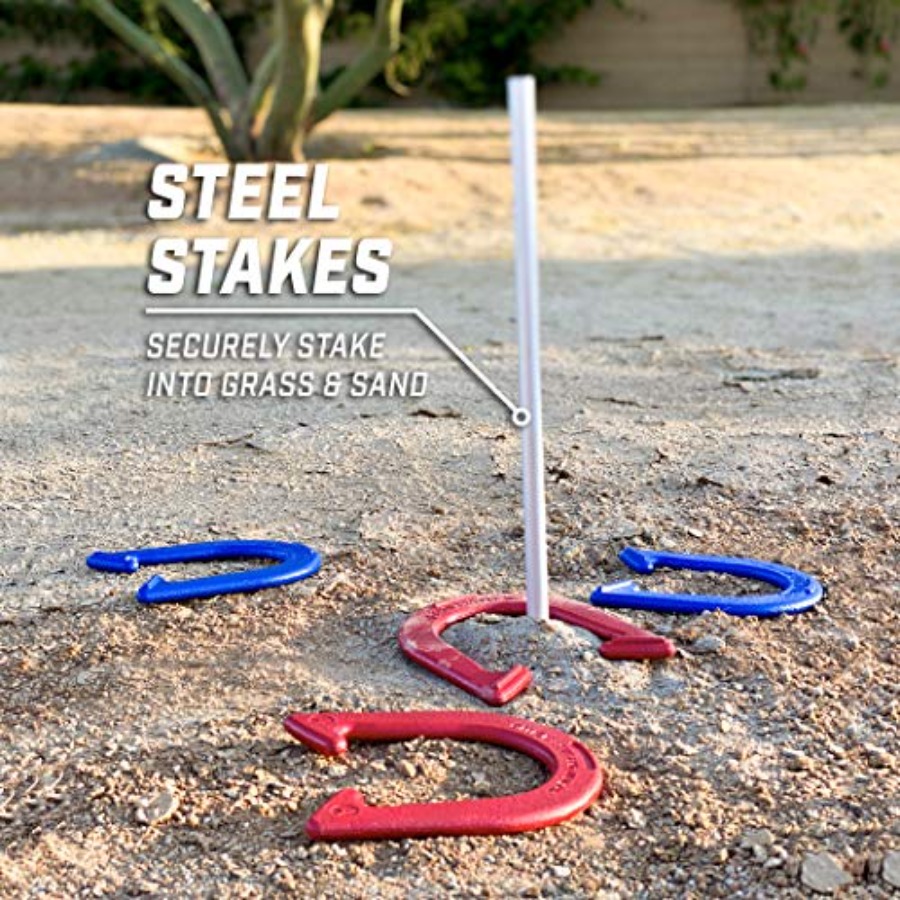 Steel Horseshoes Outdoor Game  - đánh giá và giá Horseshoe Game Set