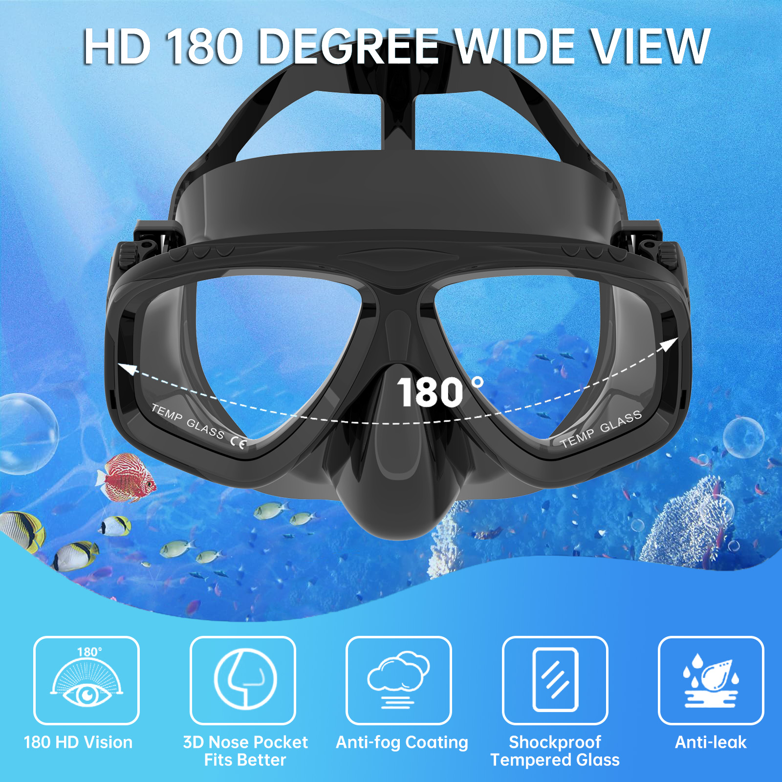 Mask Fins Snorkel Set 4 in 1 P - đánh giá và giá Swim Fin Short Blade