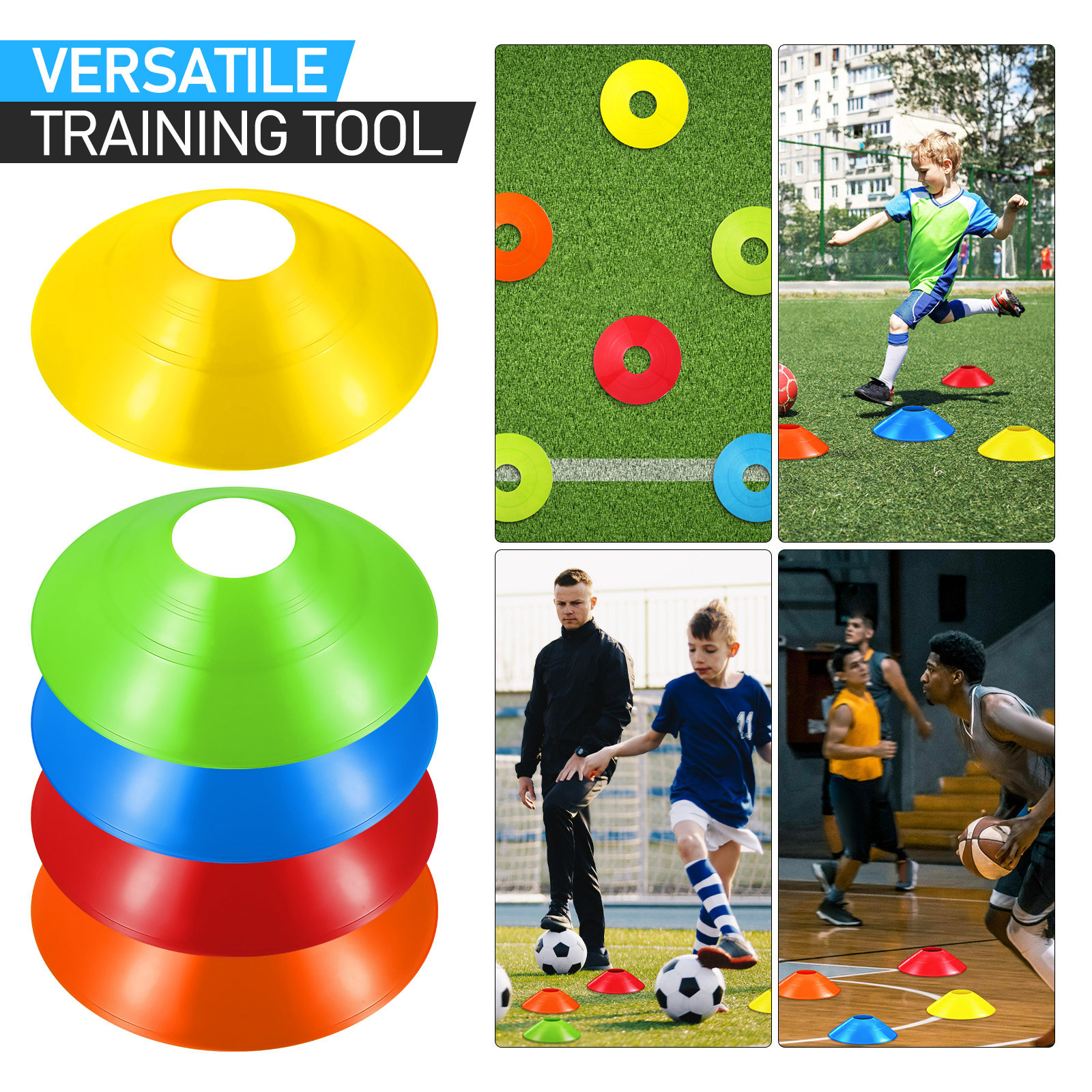 30Pcs Soccer Training Cones Co - đánh giá và giá Football Training Cone