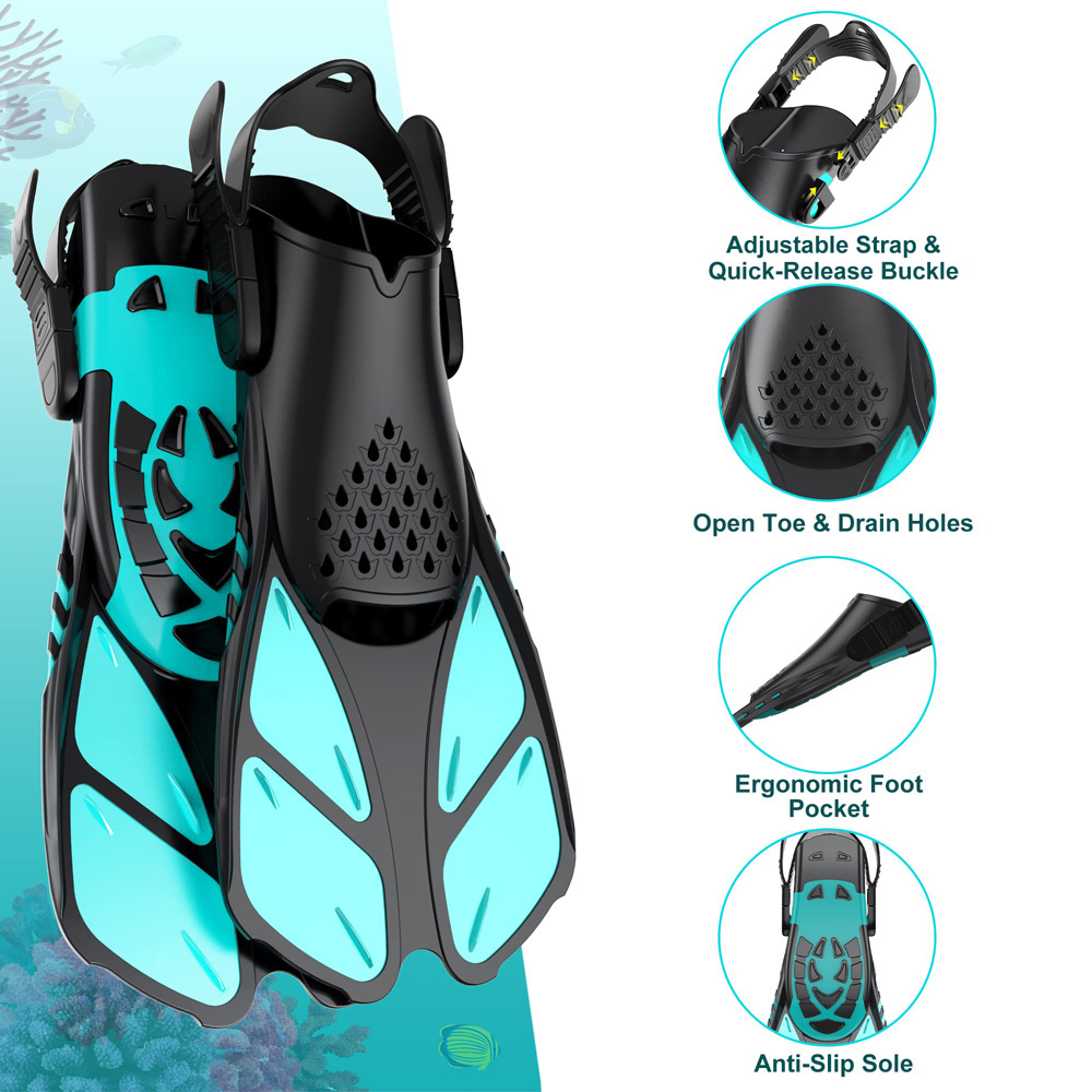 Snorkel Fins Swimming Flippers - đánh giá và giá Swim Fin Short Blade