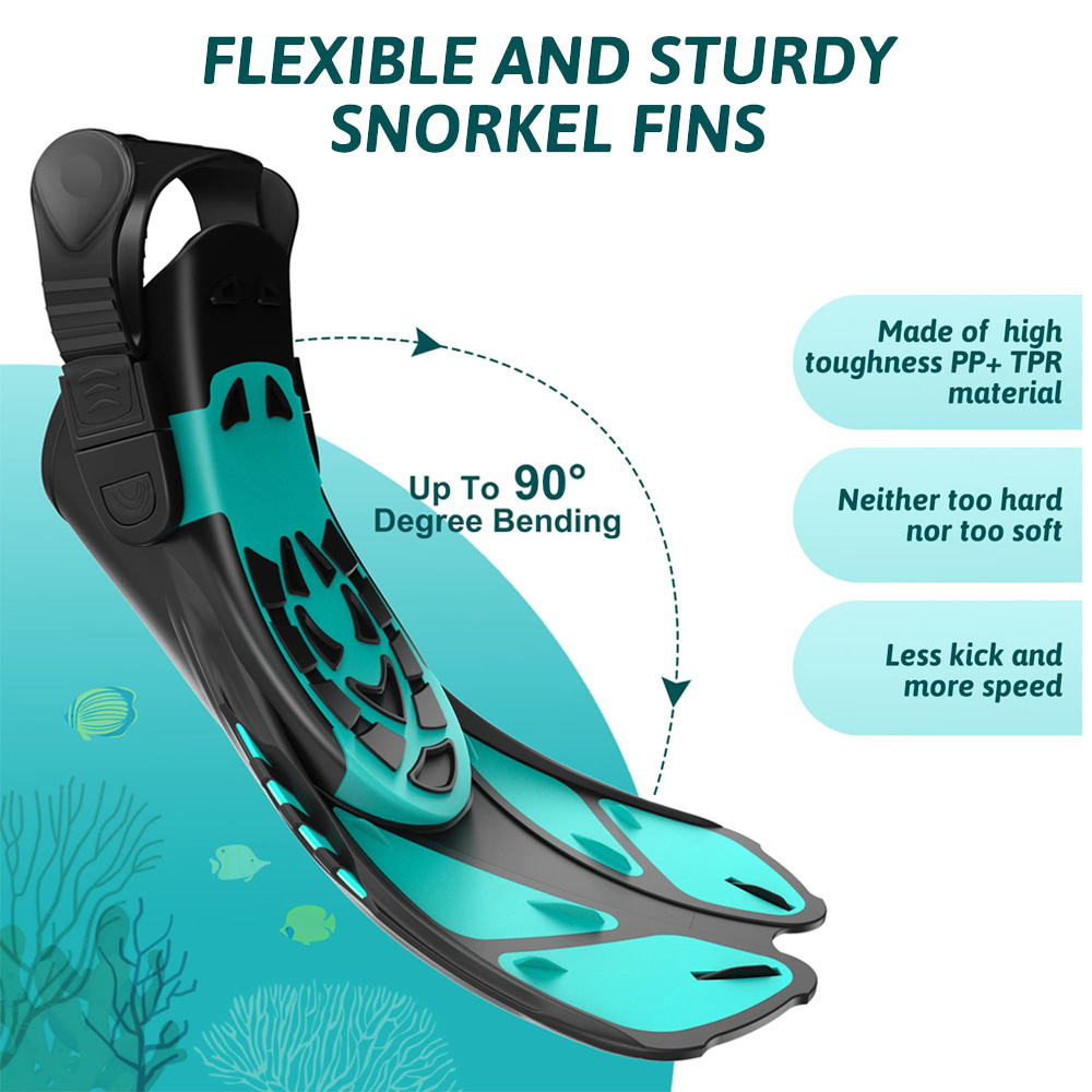 Snorkel Fins Swimming Flippers - đánh giá và giá Swim Fin Short Blade