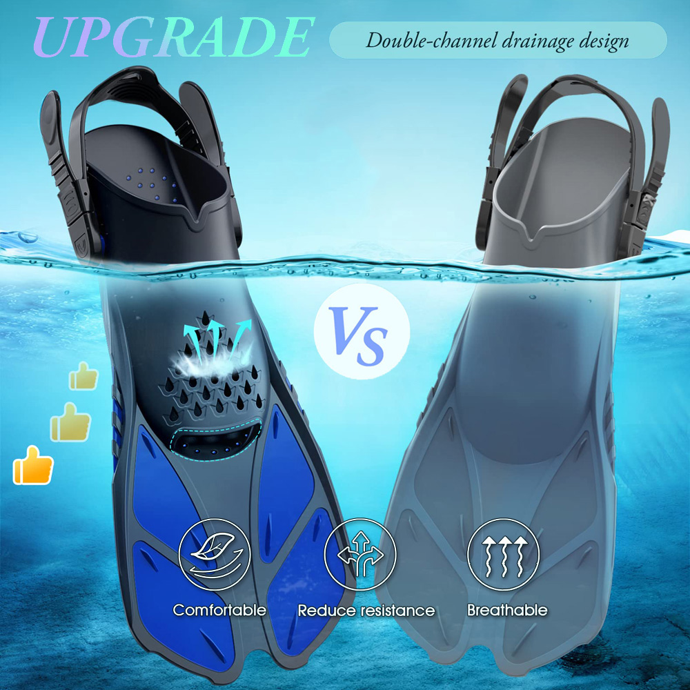 Snorkel Fins Swimming Flippers - đánh giá và giá Swim Fin Short Blade