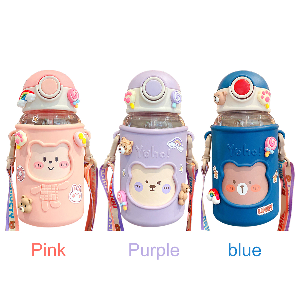 Kawaii Water Bottle Cute Bear  - đánh giá và giá Sports Equipment 7 Year Old