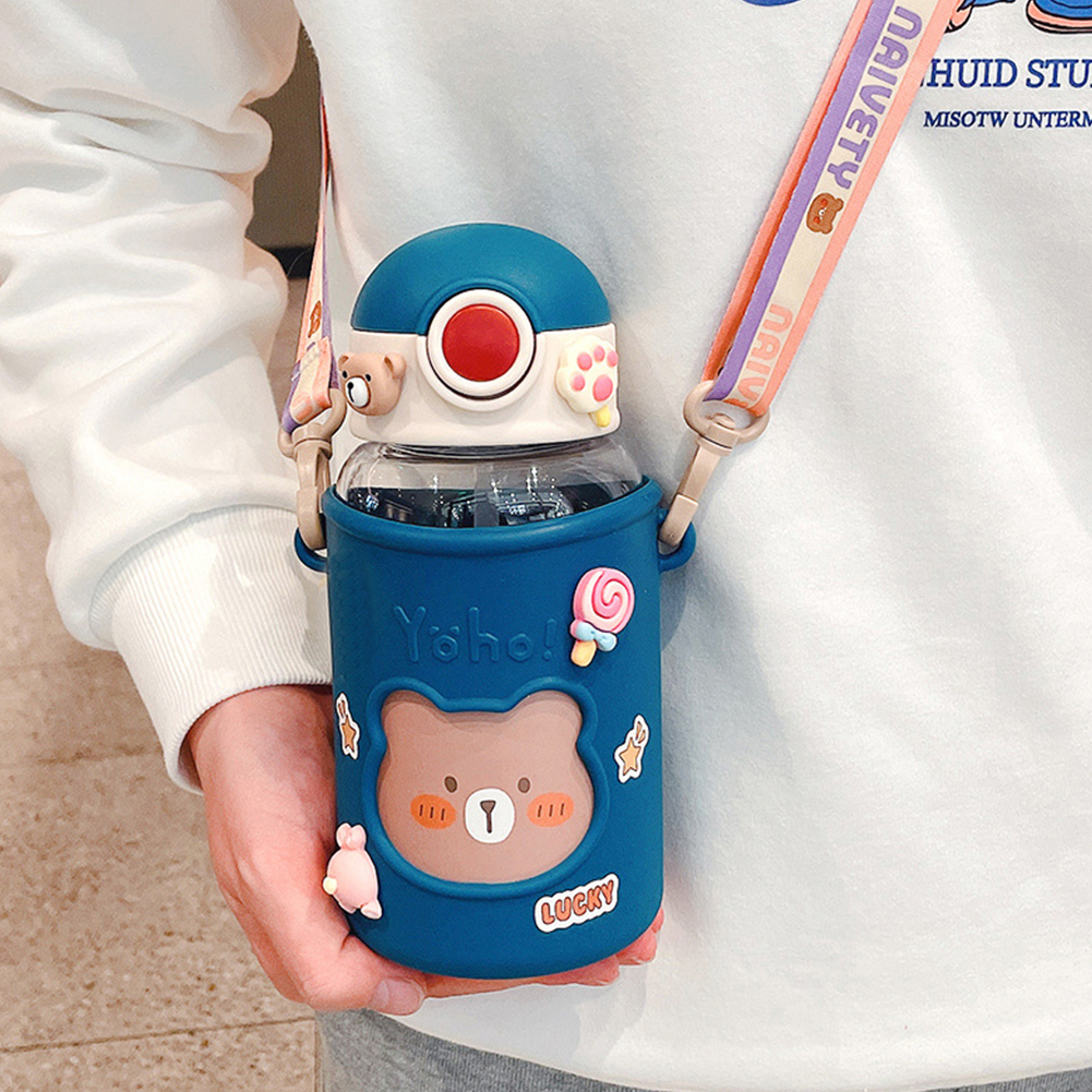 Kawaii Water Bottle Cute Bear  - đánh giá và giá Sports Equipment 7 Year Old
