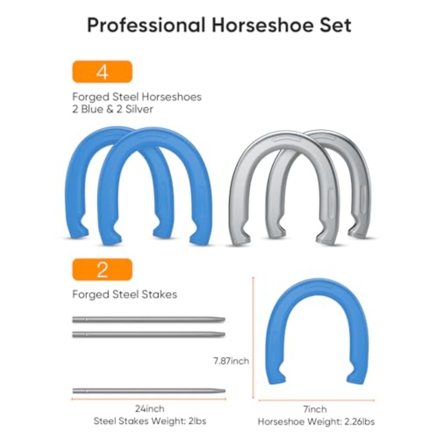 Horseshoe Outdoor Game Set Hor - đánh giá và giá Horseshoe Game Set