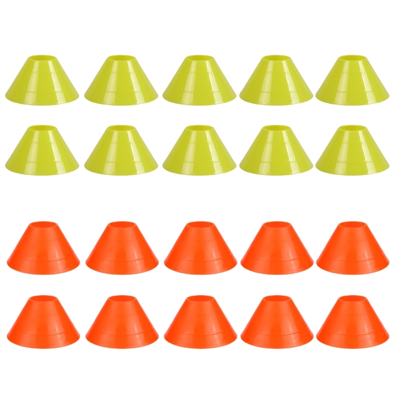 10x/Set Soccer Cones with Hold - đánh giá và giá Football Training Cone