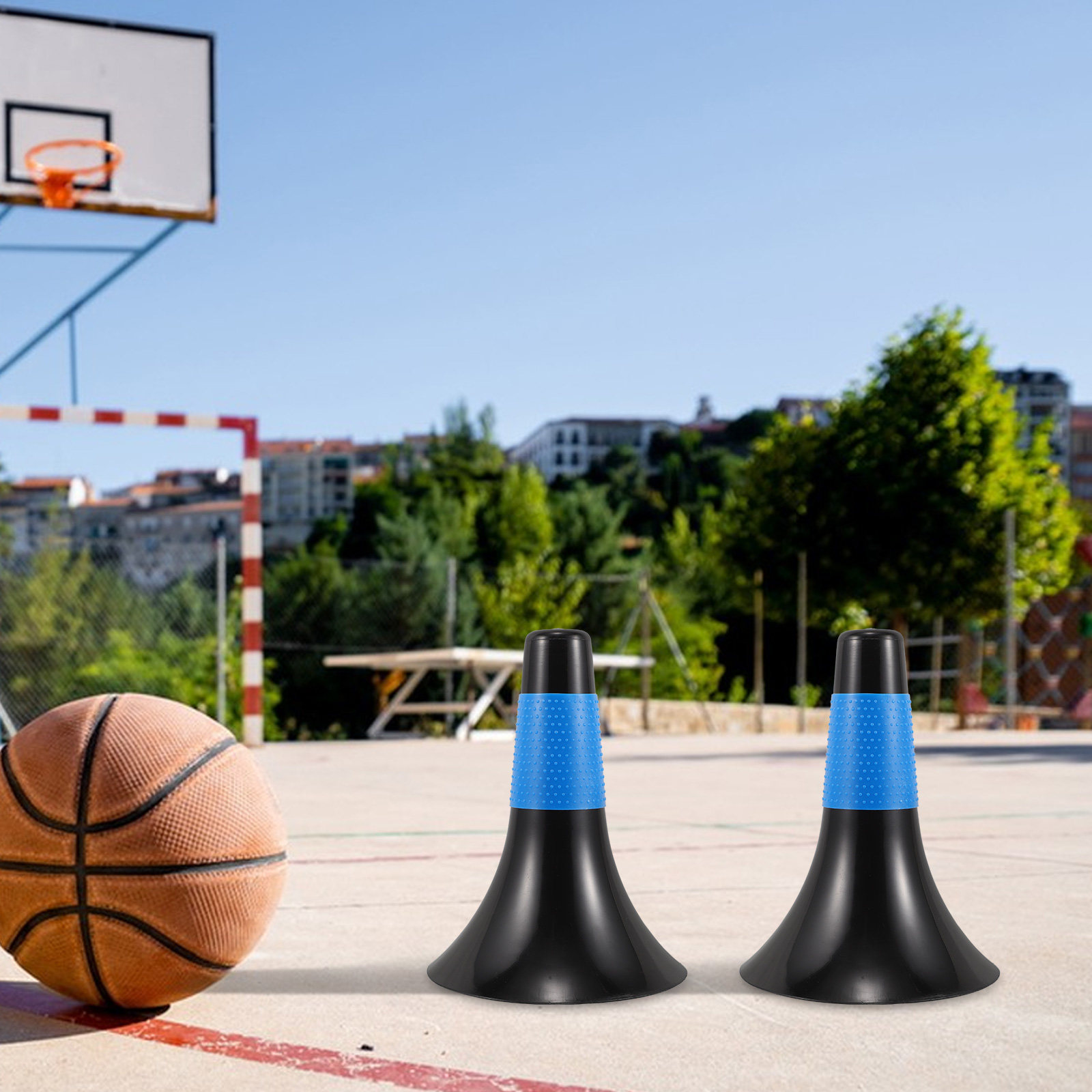 8Pcs Heavy Duty Training Cones - đánh giá và giá Football Training Cone