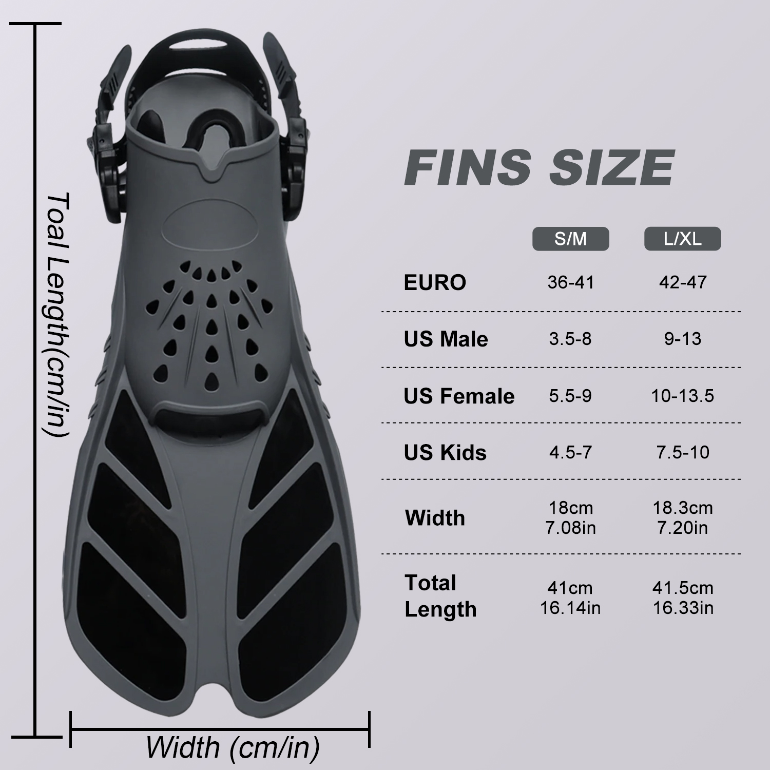 Snorkel Fins Adjustable Buckle - đánh giá và giá Swim Fin Short Blade