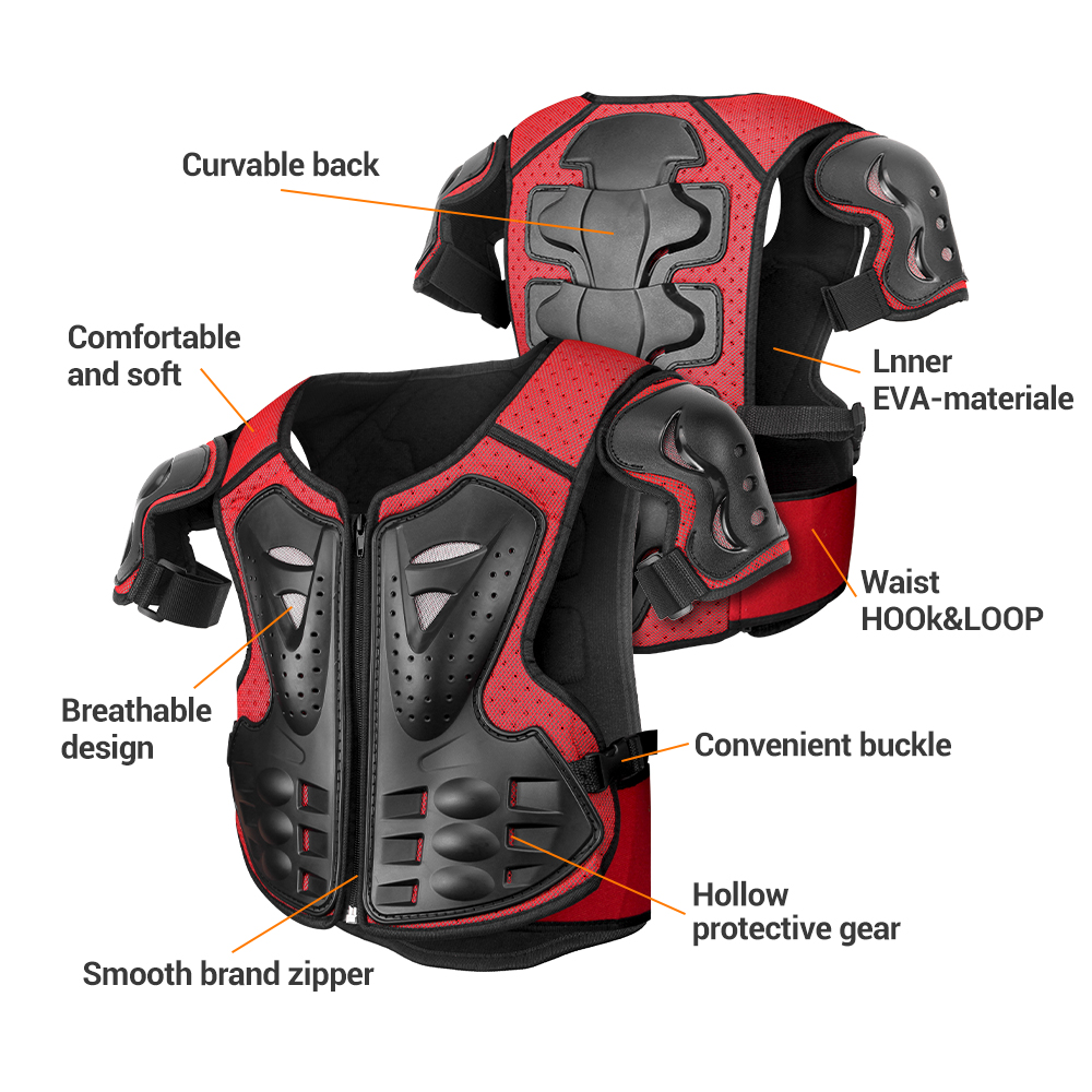Children Armor Vest Back Prote - đánh giá và giá Sports Equipment 7 Year Old