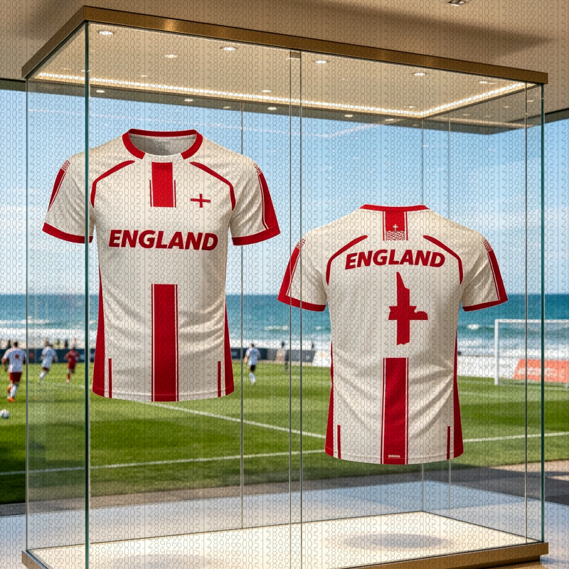 England Fashion 3D Print T-shi - đánh giá và giá Sports Equipment For Kindergarten