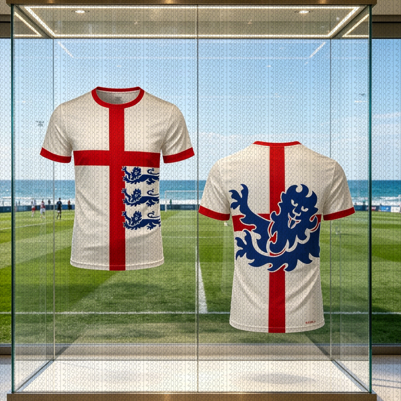England Fashion 3D Print T-shi - đánh giá và giá Sports Equipment For Kindergarten