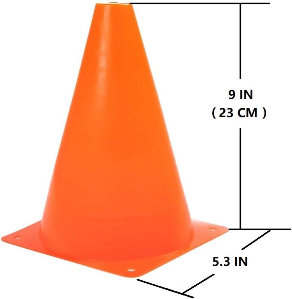 9 Inch Soccer Cones (20 Pack), - đánh giá và giá Football Training Cone