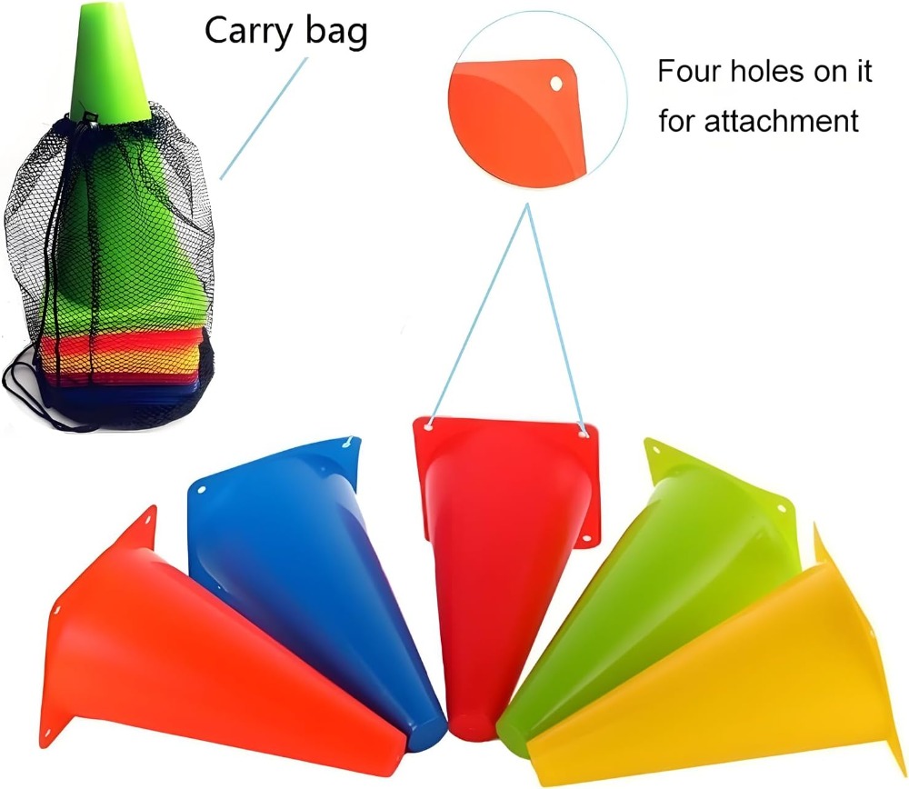 9 Inch Soccer Cones (20 Pack), - đánh giá và giá Football Training Cone