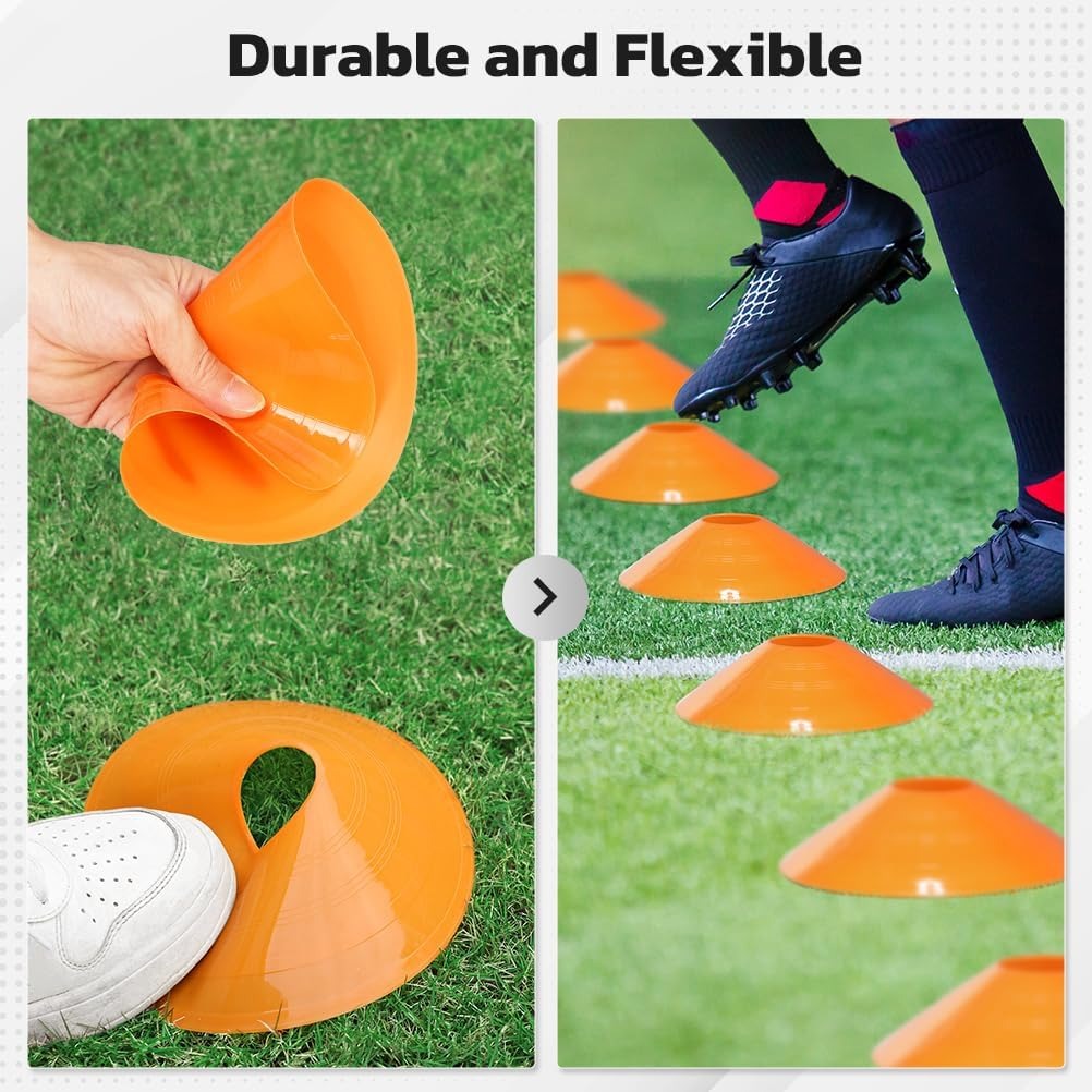 25 Pack football cone plate  f - đánh giá và giá Football Training Cone