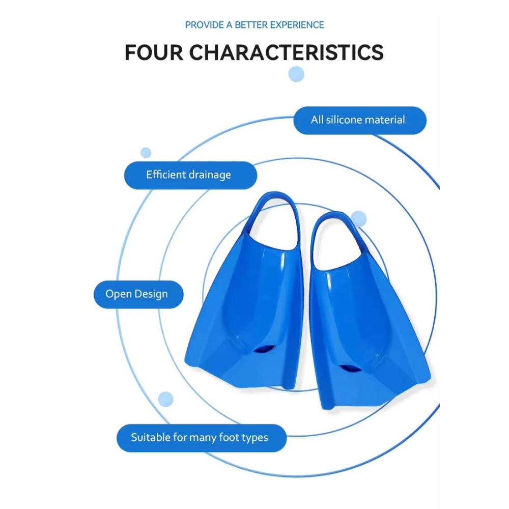 Short Silicone Swim Fins Adult - đánh giá và giá Swim Fin Short Blade
